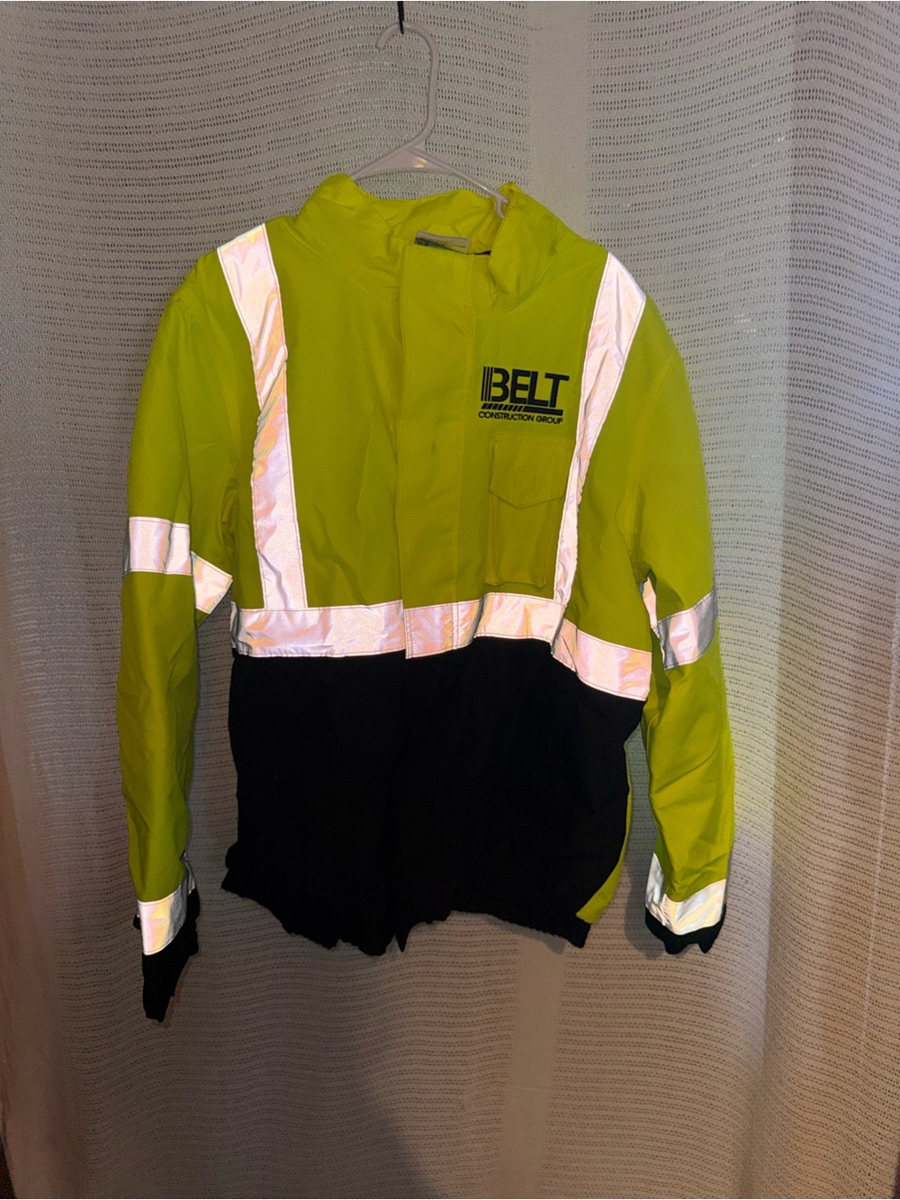 BELT High-Visibility Two-Tone Safety Jacket - Lime/Black